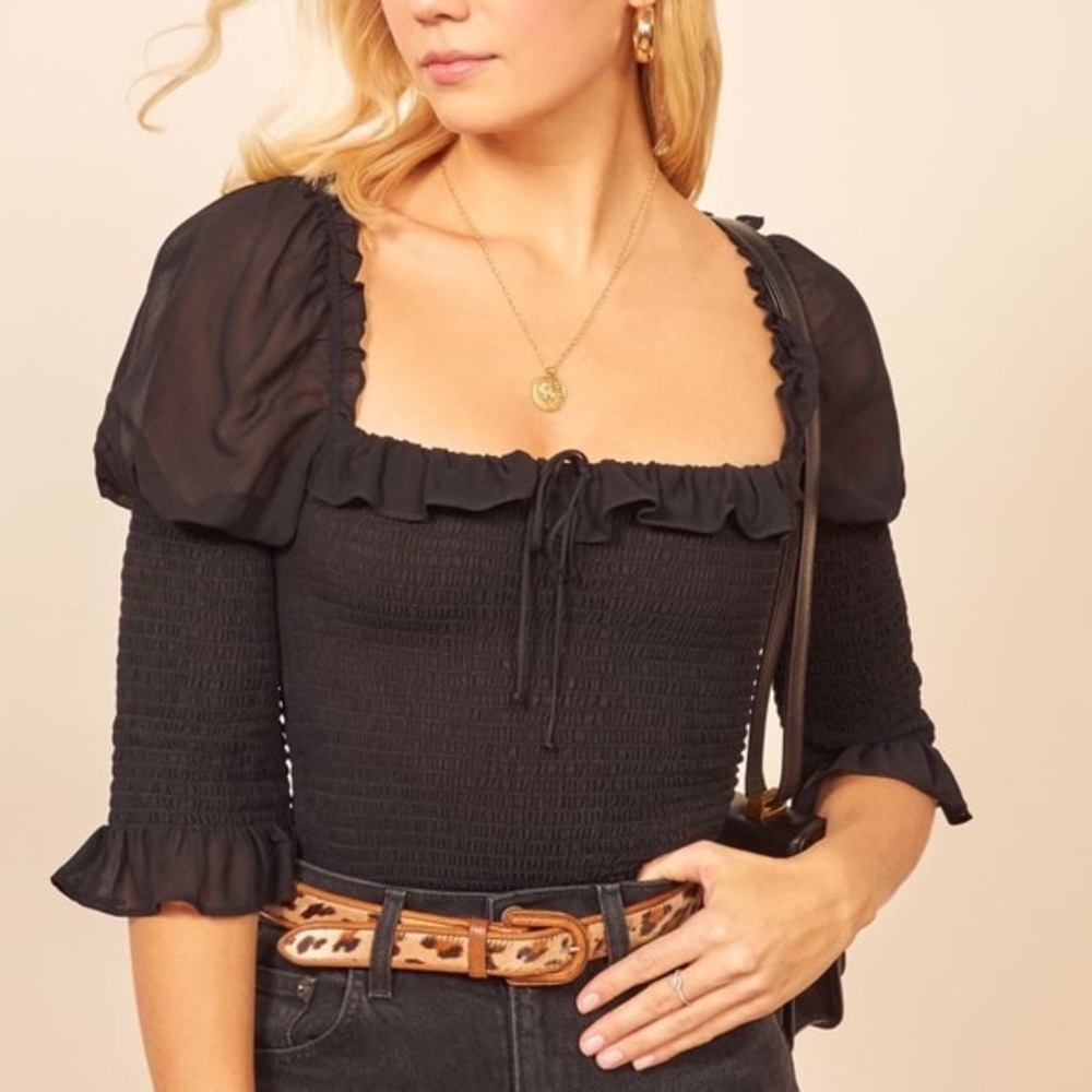 Reformation | Julie Top | Black 🖤
